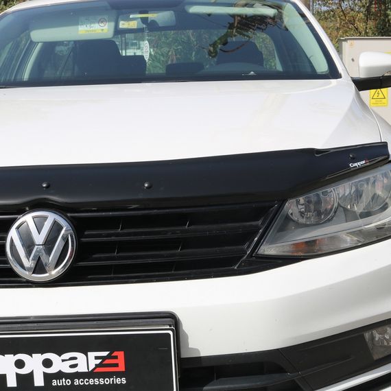 Дефлектор капота (EuroCap) для Volkswagen Jetta 2011-2018 гг | Зображення 4