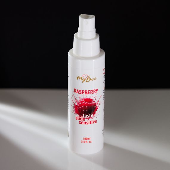 Інтимний лубрикант MyLove Taste-slide sensitive-raspberry 100 ml Sex Aura | Зображення 3
