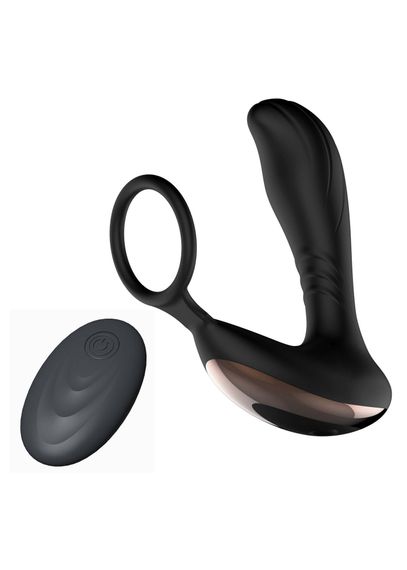 Масажер простати - Prostate Massager With Ring, 10 Function | Зображення 1