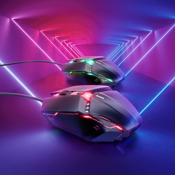 Ігровий комплект клавіатура і миша HOCO GM18 з RGB-підсвічуванням (39134-01_360) | Зображення 9