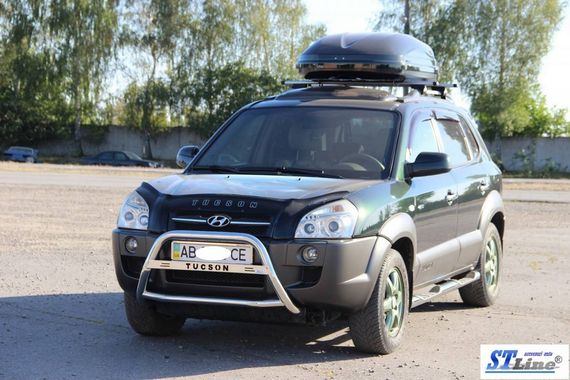 Кенгурятник WT025 (нерж.) для Hyundai Tucson JM 2004-2024 гг | Зображення 1