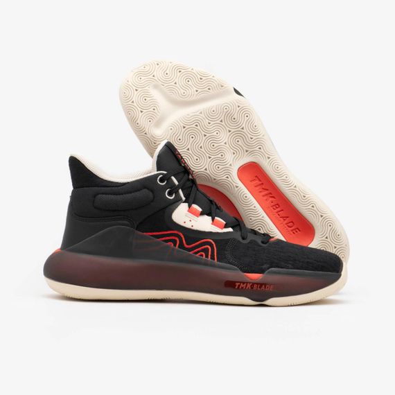 Кросівки SE 500 для баскетболу чоловічі/жіночі високі чорні - EU48 UA47 | Зображення 6