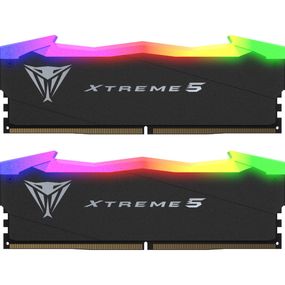 Модуль пам'яті для комп'ютера DDR5 32GB (2x16GB) 7600 MHz Viper Xtreme 5 RGB Patriot (PVX532G76C36K)