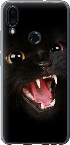 Чехол на Meizu Note 9 Чёрная кошка "932u-1689-17620"