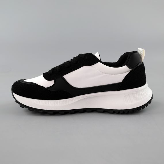 Кросівки жіночі 591568 Чорні білі 36 37 38 39 40 41 | Зображення 2