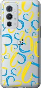 Чехол на OnePlus 9RT Сердца UA "5292u-2520-17620"
