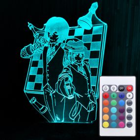 Акриловый светильник-ночник с пультом 16 цветов Великий из Бродячих Псов 2 tty-n000959