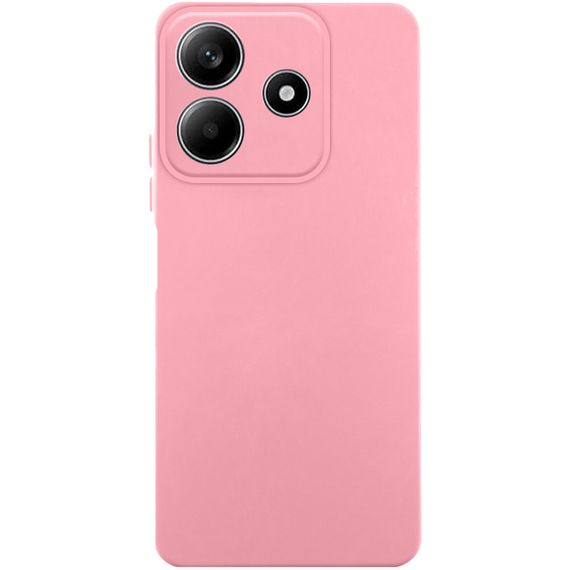 Чохол TPU GETMAN Liquid Silk Full Camera для Xiaomi Redmi Note 14 5G Рожевий / Pink