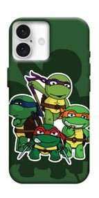 Чохол з картинкою Green turtles для Apple iPhone 16 (6.1")