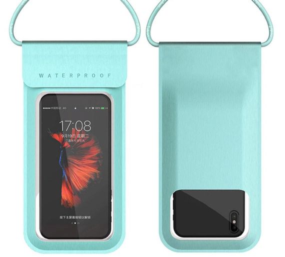 Чехол Primo Diver водонепроницаемый универсальный для смартфонов до 6.0" - Mint