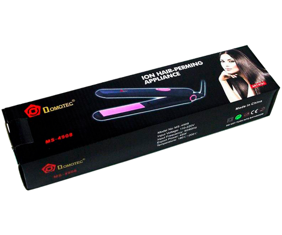 Плойка утюжок для выпрямления волос Domotec MS-4908 черная 45W (MS-4908_361) | Зображення 5
