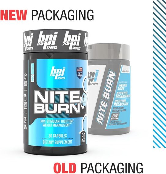 Жироспалювач Bpi Sports Nite Burn 60 капсул | Зображення 2