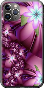 Чехол на iPhone 11 Pro Max Цветочная мозаика "1961u-1723-17620"