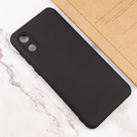 Чехол Silicone Cover Lakshmi Full Camera (A) для Samsung Galaxy A03 Core Черный / Black | Зображення 3