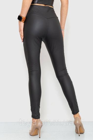 Лосини жіночі на блискавці колір чорний FA_006584 | Зображення 3