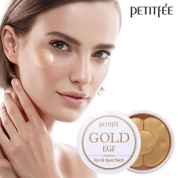 Патчи Petitfee, Gold &amp; EGF, Eye &amp; Spot Patch, 60 Eyes/30 Spot Patches | Зображення 2