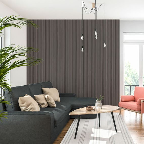 Декоративна стінова рейка венге 3000*160*23мм (D) SW-00001537 | Зображення 6