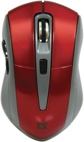 Миша Defender Accura MM-965 Wireless Red (52966)