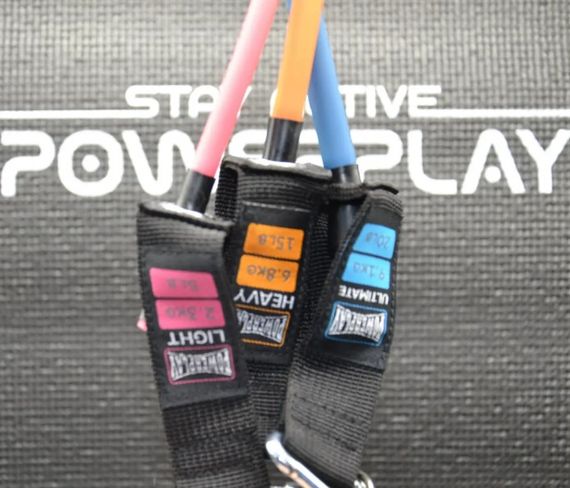 Набір трубчастих еспандерів PowerPlay PP-4101 Expander Tube Set 3 шт (до 18,2 кг.) (PP-4101_3set) | Зображення 3