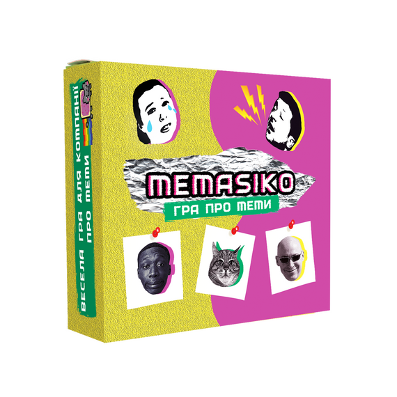 Настольная игра Memasiko. Мемасико (игра про мемы)