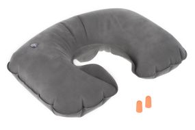 Подушка надувная, Wenger Inflatable Neck Pillow, серая (604585)