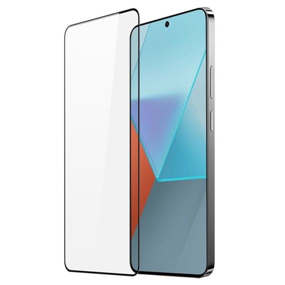 Захисне скло 2.5D на весь екран для Xiaomi Redmi Note 13 Pro 4G / Poco M6 Pro 4G | Зображення 1
