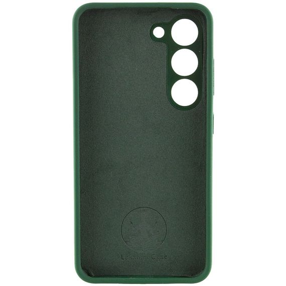 Чохол Silicone Cover Lakshmi Full Camera (AA) для Samsung Galaxy S23 Зелений / Dark green | Зображення 2