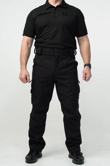Утеплені Військові штани Soft Shell Military Black | Зображення 1