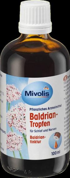 Краплі з валеріаною "Mivolis" для заспокоєння нервової системи та покращення сну, 100 мл. — натуральний засіб проти стресу | Зображення 2