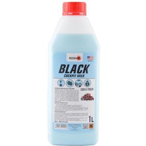 NOWAX Поліроль-молочко для пластику,концентрат/Nowax Black Cockpit Milk/ 1л. NX01125