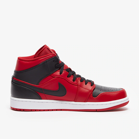 Кроссовки Air Jordan 1 Mid “Reverse Bred” 44 554724-660 | Зображення 3