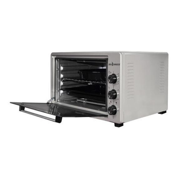 Электродуховка настольная с грилем Sea Breeze SB-0702 38 л 1420 Вт, Печка духовка LM-38 | Зображення 4