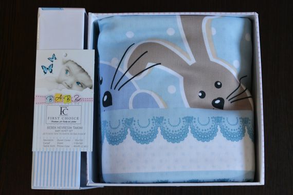 Комплект постельного белья для новорожденных First Choice Baby 100х150 см. Ginny Blue | Зображення 2