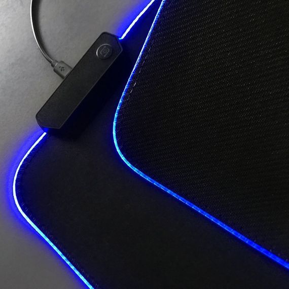 Коврик для мыши RGB-01 300x250 с подсветкой, кворик для мышки с подсветкой, игровой коврик для мышки | Зображення 4