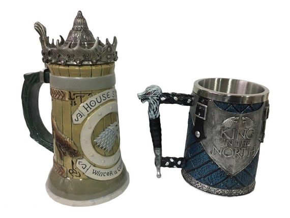 Подарунковий набір Кухоль Game Of Thrones House Stark Гра Престолів Дім Старків і King In The North Король | Зображення 1