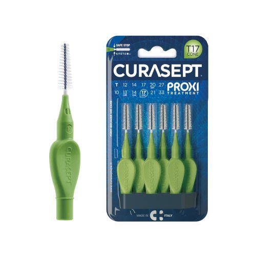 Йоржик міжзубний Curasept PROXI T17 CONE, зелений, 6шт