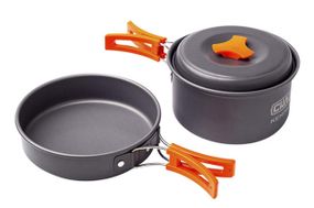 Набір туристичного посуду для походів (каструля + сковорода) СІЛА 9605521