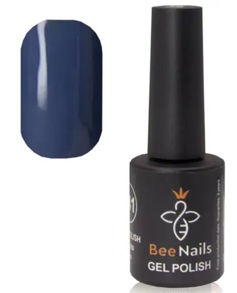 Гель-лак для нігтів Bee Nails 185 (зелена ніагара) 8мл | Зображення 1