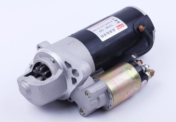 Стартер  Z-11 12V 4,5 кВт Хинтай 120-160, посадка 75 мм, межболтовое L-112 мм | Зображення 1