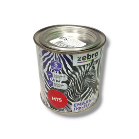 Емаль алкідна пф-115 універсальна 0,25кг zebra master 1275 m75 червоний