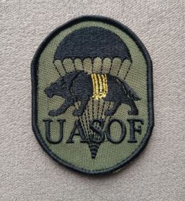 Шеврон ССО UASOF (силы специальных операций) ЗСУ (пиксель)