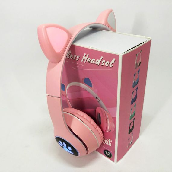 Бездротові навушники з котячими вухами та мікрофоном Cat VZV 23M, Навушники з м'якими котячими вушками TK-69 | Зображення 3