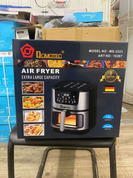 Аэрофритюрница Domotec MS-3223 12 литров мощностью 3500W, два тена | Зображення 2