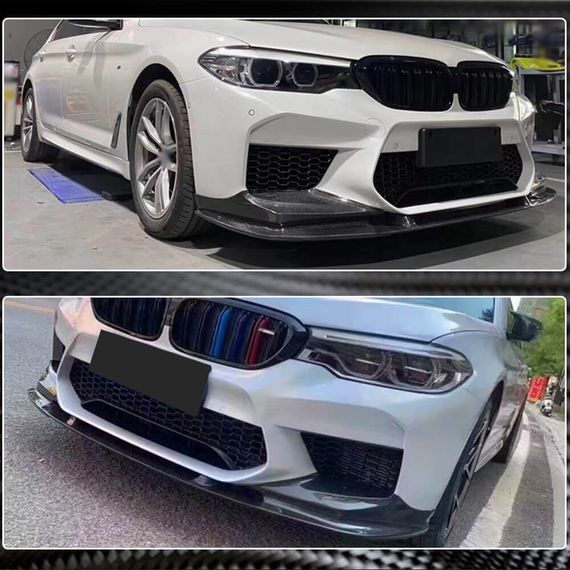 Накладка на передній бампер Lip V2 (для M5 F90 2017-2020, Карбон) для BMW 5 серія G30/31 рр | Зображення 4
