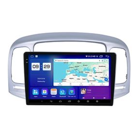 Штатна магнітола серії Mekede M200S 2K під Hyundai Accent 3 2006-2011 Verna 2006-2009 9 дюймів