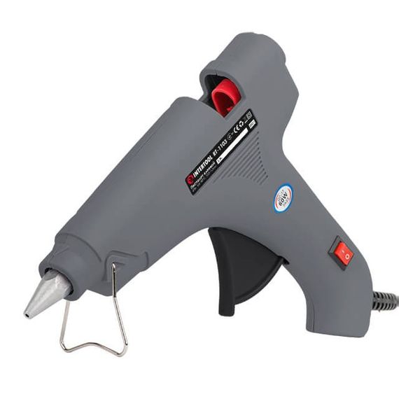 Пістолет клейовий 60(185) Вт, вимикач INTERTOOL RT-1103 | Зображення 3