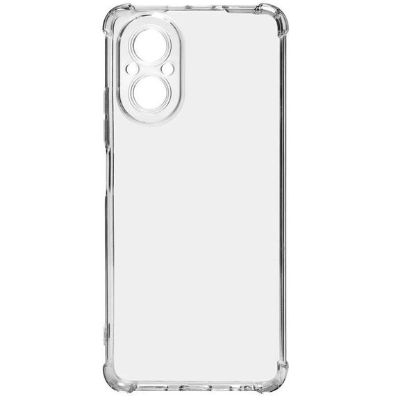 TPU чохол GETMAN Ease logo посилені кути Full Camera для Realme C67 4G Безбарвний (прозорий) | Зображення 5