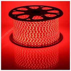 Гирлянда дюралайт светодиодная 220V 16W RED IP44 1m (BY-007)