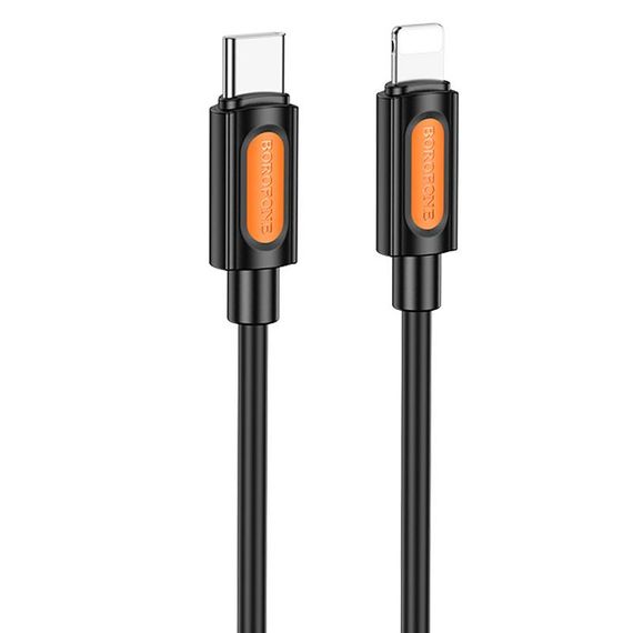 Дата кабель Borofone BX114 Structure Type-C to Lightning 27W (1m) Black