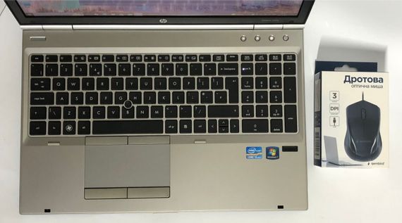 Ноутбук Б-клас HP EliteBook 8560p / 15.6" (1600x900) TN / Intel Core i7-2620M (2 (4) ядра по 2.7 - 3.4 GHz) / 8 GB DDR3 / 500 GB HDD / AMD Radeon HD 6470M, 1 GB DDR3, 64-bit / WebCam / DVD-ROM б/в | Зображення 9